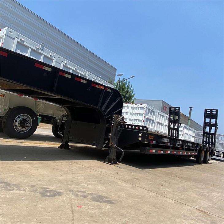 Lowbed Truck Semi Trailer