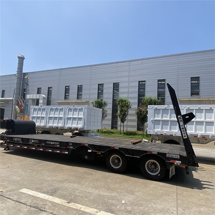 Lowbed Truck Semi Trailer