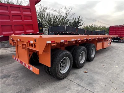 Trailer Flatbed 3 Gandar 40ft