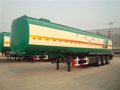 Trailer kapal tanker bahan bakar 40000 liter untuk dijual di Guinea