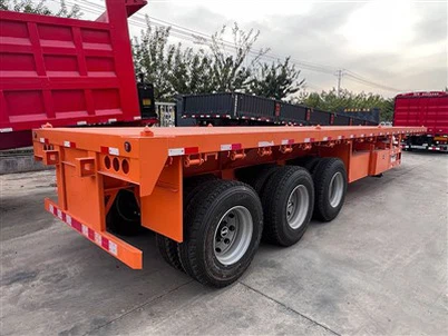 Trailer Semi Flatbed 40ft Dijual Dengan Harga Pabrik